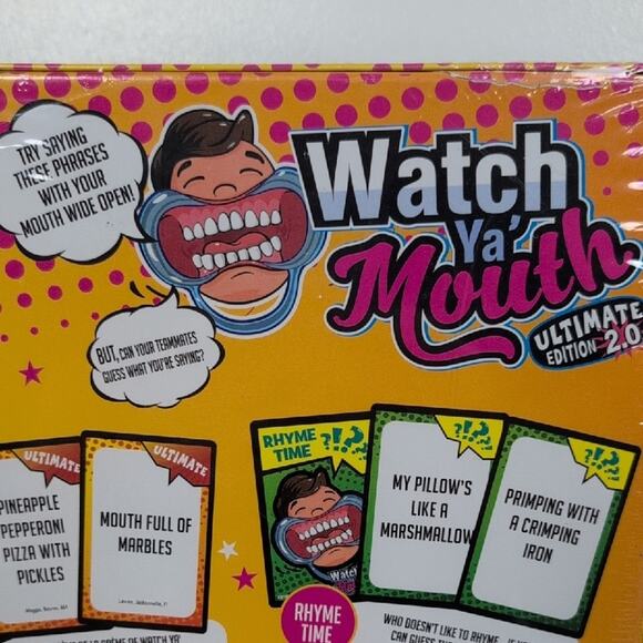 NIB Watch Ya Mouth Family Fun Game - Picture 3 of 5